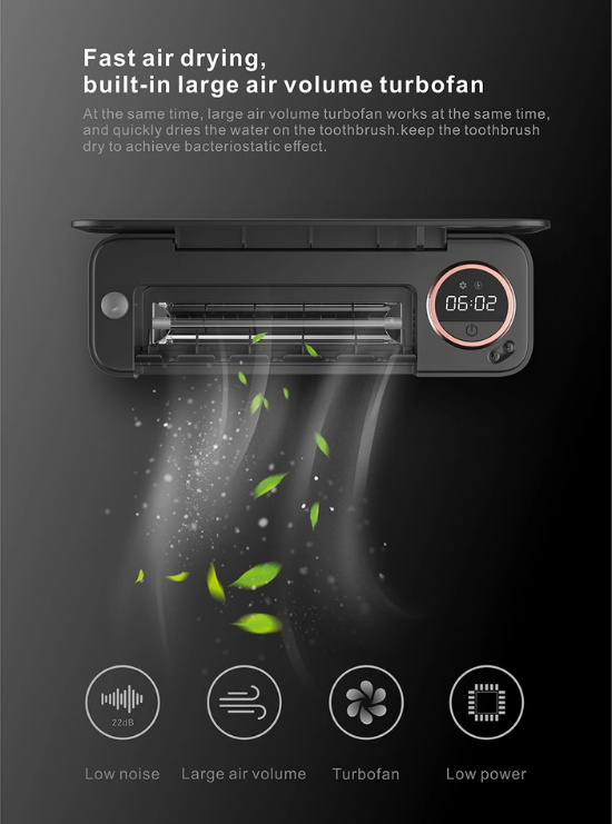 Dentalize™ Premium Family Toothbrush Sterilizer