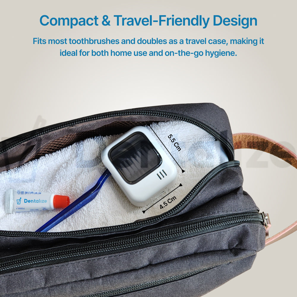 Dentalize™ Premium Travel Toothbrush Sterilizer