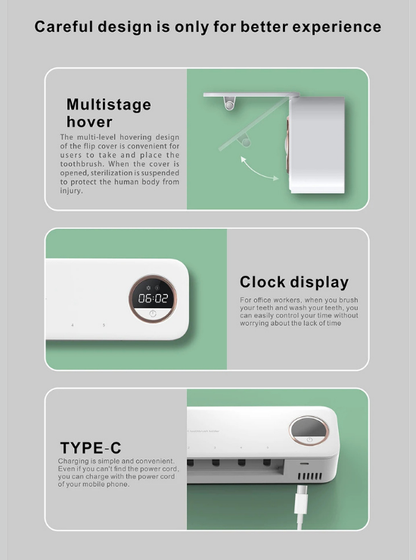 Dentalize™ Premium Family Toothbrush Sterilizer